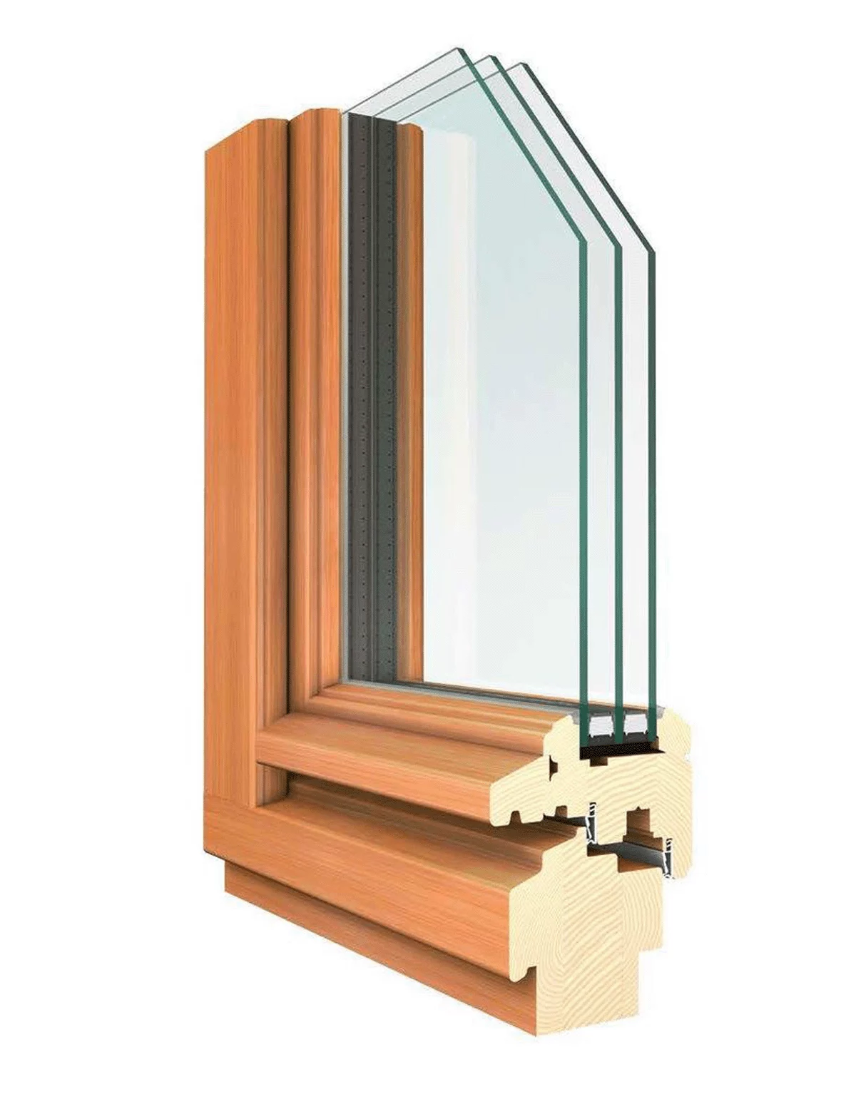 Holz-Fenster-Denkmalprofil