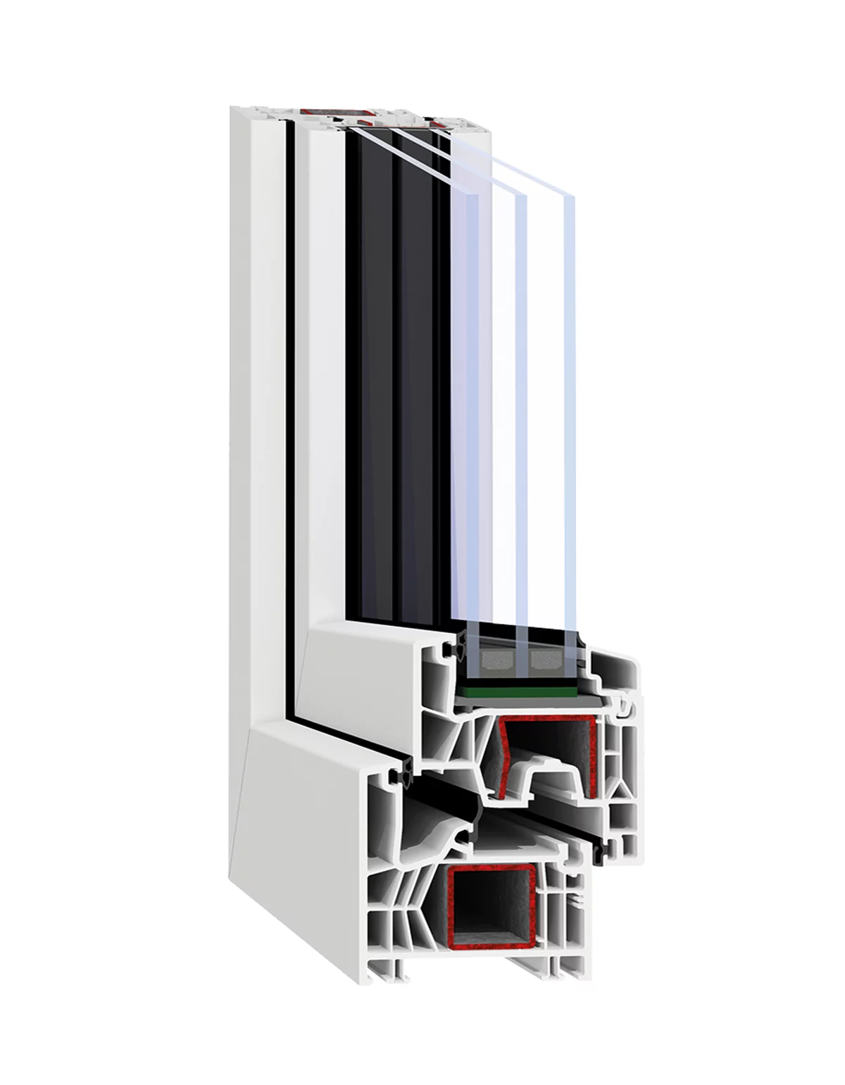 Kunststoff-Fensterprofil